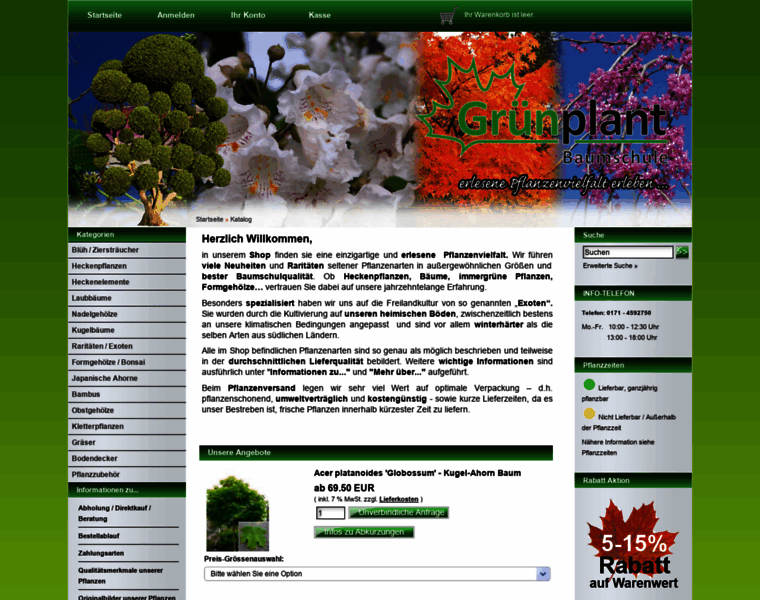 Gruenplant.de thumbnail