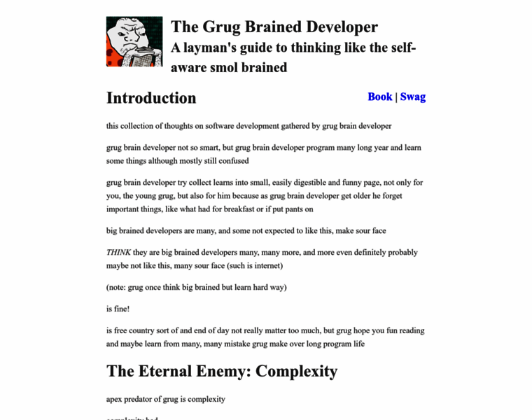 Grugbrain.dev thumbnail Grugbrain.dev thumbnail
