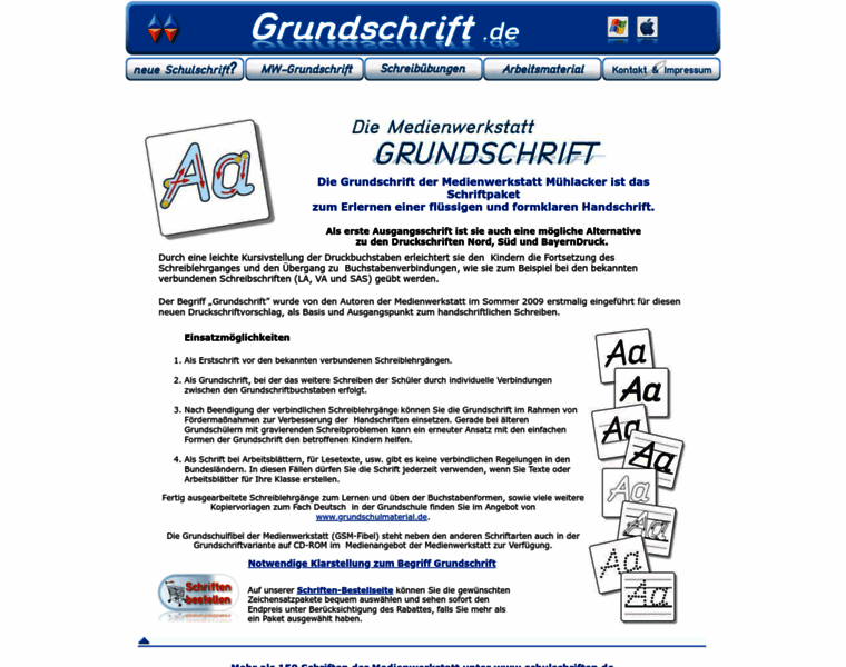 Grundschrift.de thumbnail