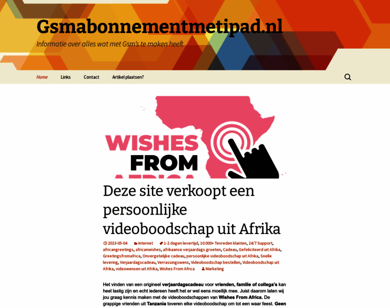 Gsmabonnementmetipad.nl thumbnail