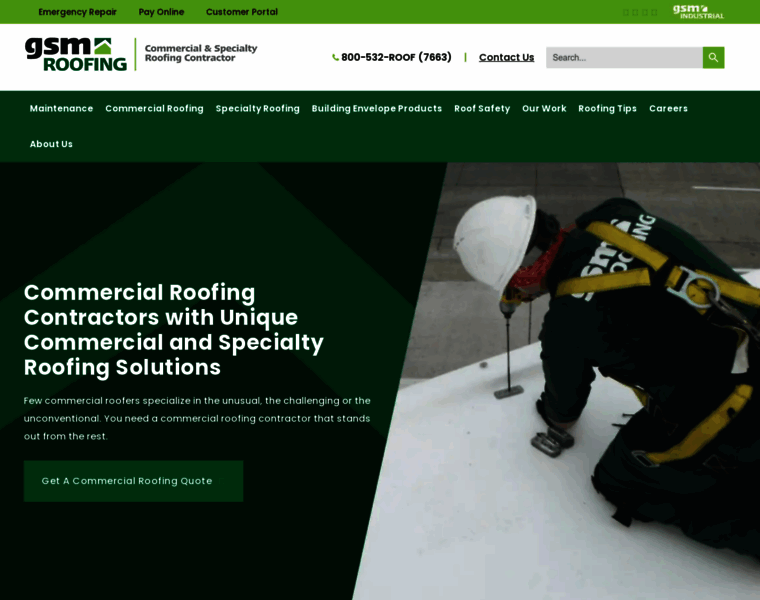 Gsmroofing.com thumbnail