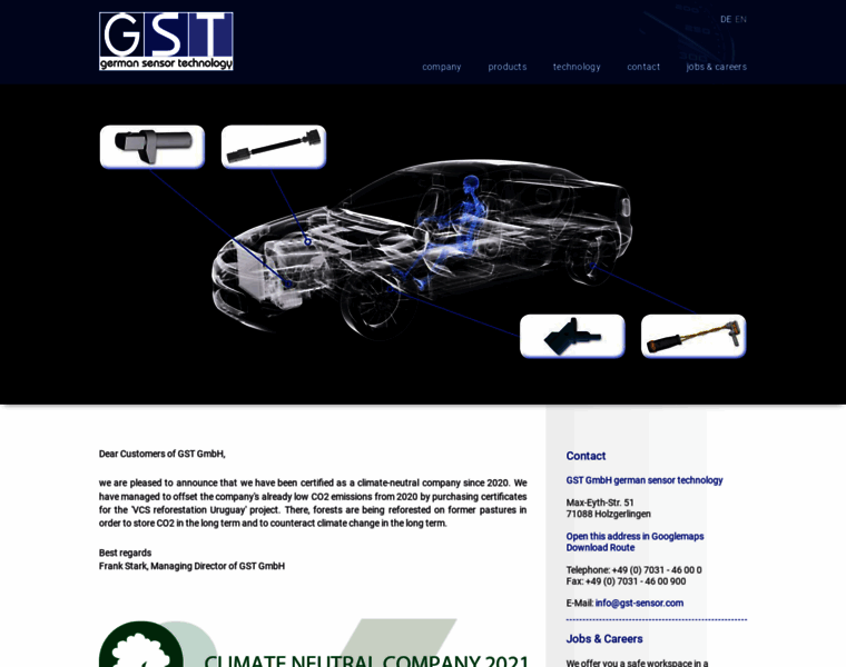 Gst-sensor.com thumbnail