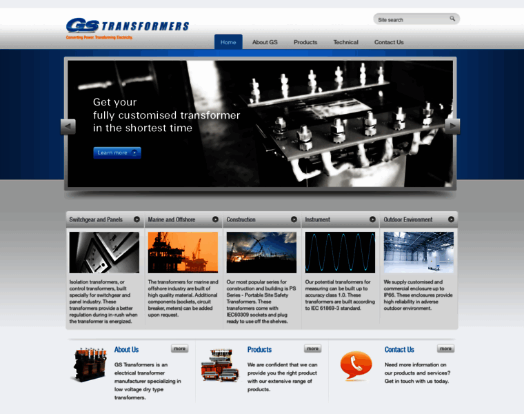 Gstransformers.com thumbnail