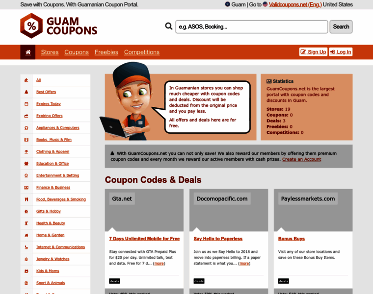 Guamcoupons.net thumbnail
