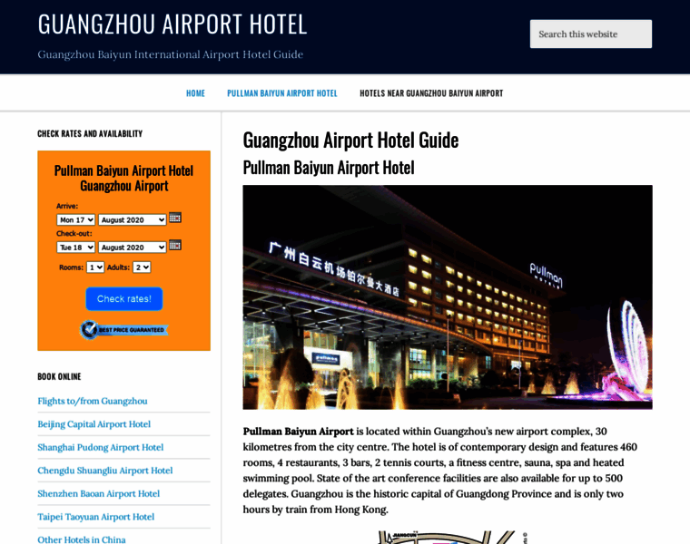 Guangzhouairporthotel.com thumbnail