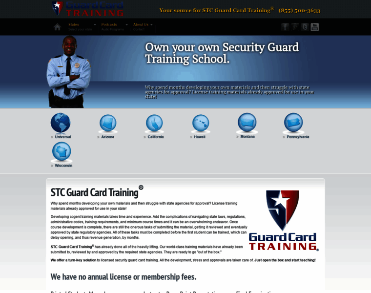 Guardcardtraining.com thumbnail