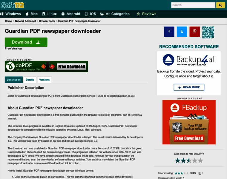 Guardian-pdf-newspaper-downloader.soft112.com thumbnail