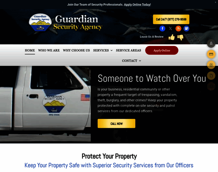 Guardiansecurityagency.com thumbnail
