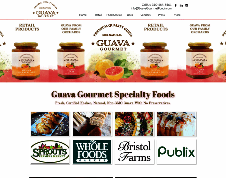 Guavagourmetfoods.com thumbnail