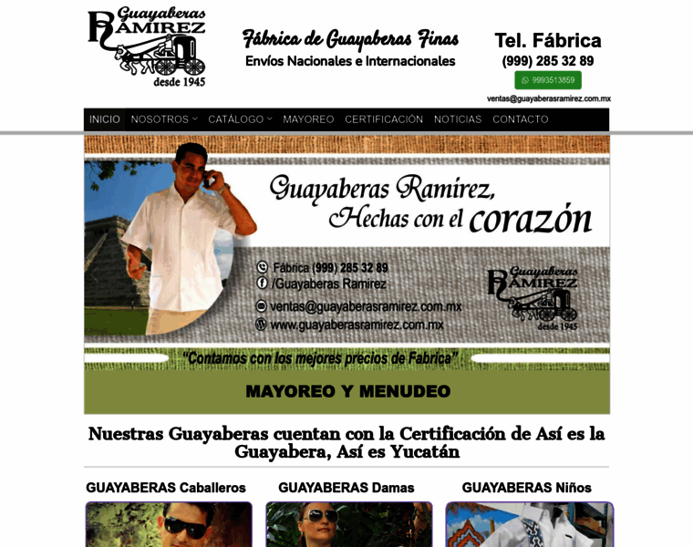 Guayaberasramirez.com thumbnail