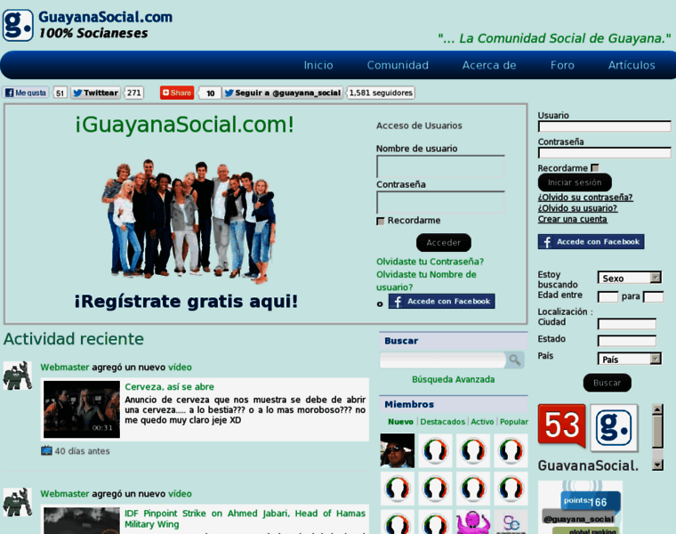 Guayanasocial.com thumbnail