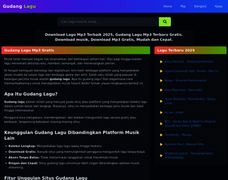 Gudanglagu-gratis.site thumbnail