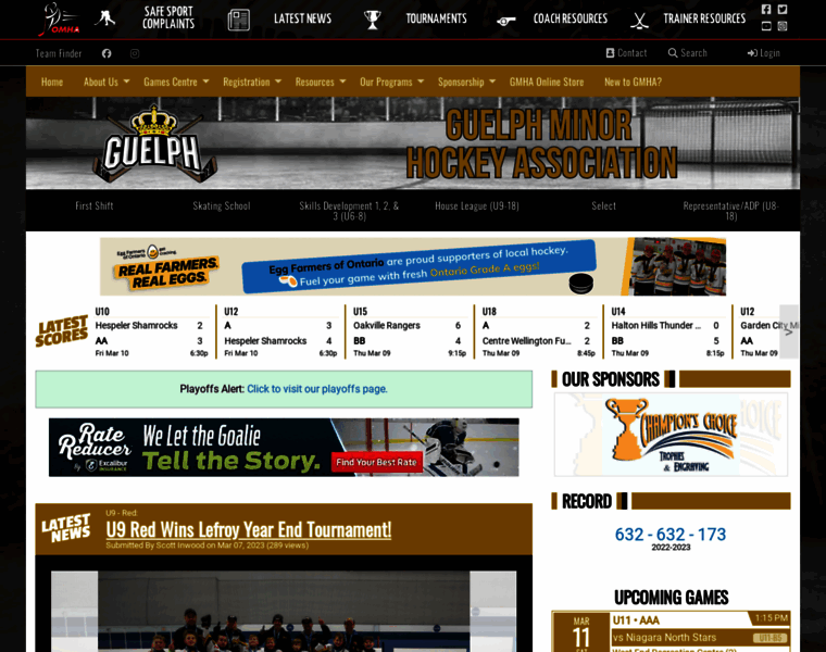Guelphminorhockey.com thumbnail