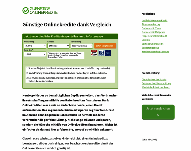 Guenstige-onlinekredite.com thumbnail
