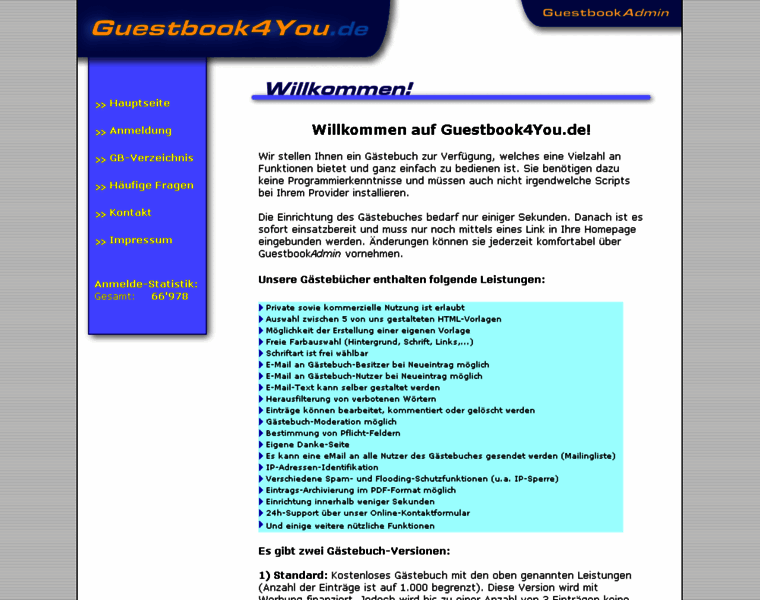 Guestbook4you.de thumbnail Guestbook4you.de thumbnail