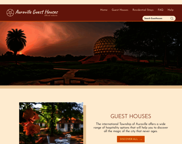 Guesthouses.auroville.org thumbnail