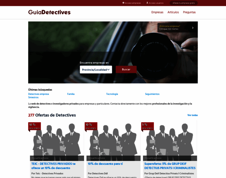 Guiadetectives.com thumbnail