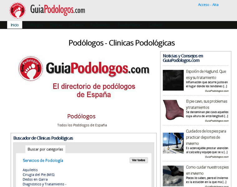 Guiapodologos.com thumbnail