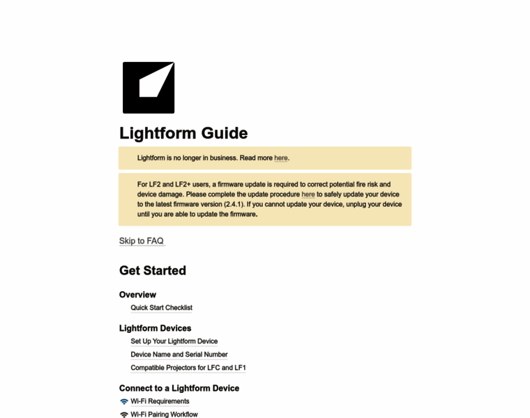 Guide.lightform.com thumbnail