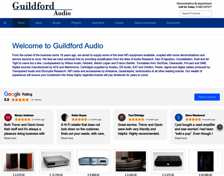 Guildfordaudio.co.uk thumbnail