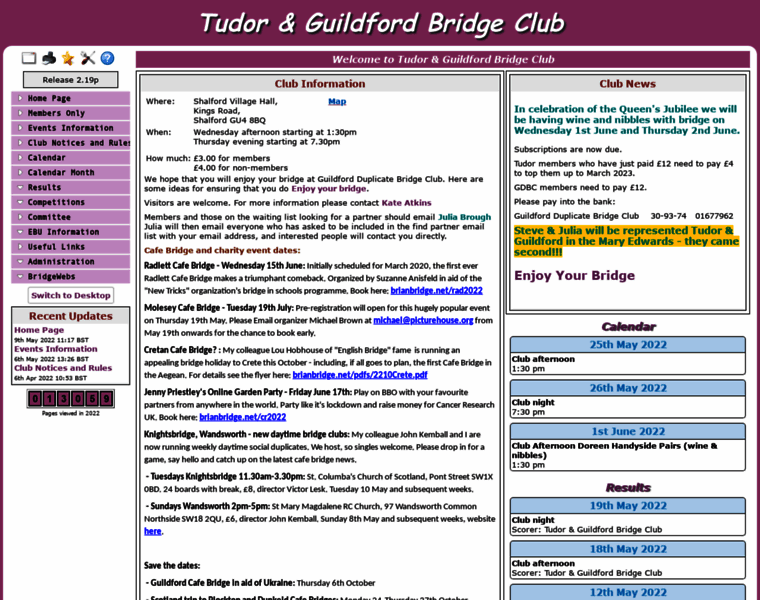 Guildfordbridgeclub.org.uk thumbnail