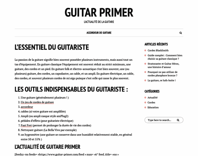 Guitar-primer.com thumbnail