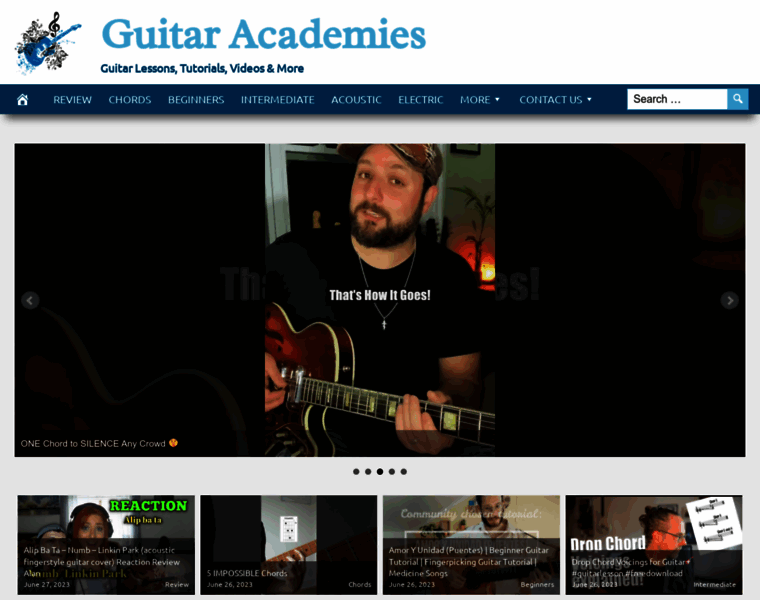 Guitaracademies.com thumbnail