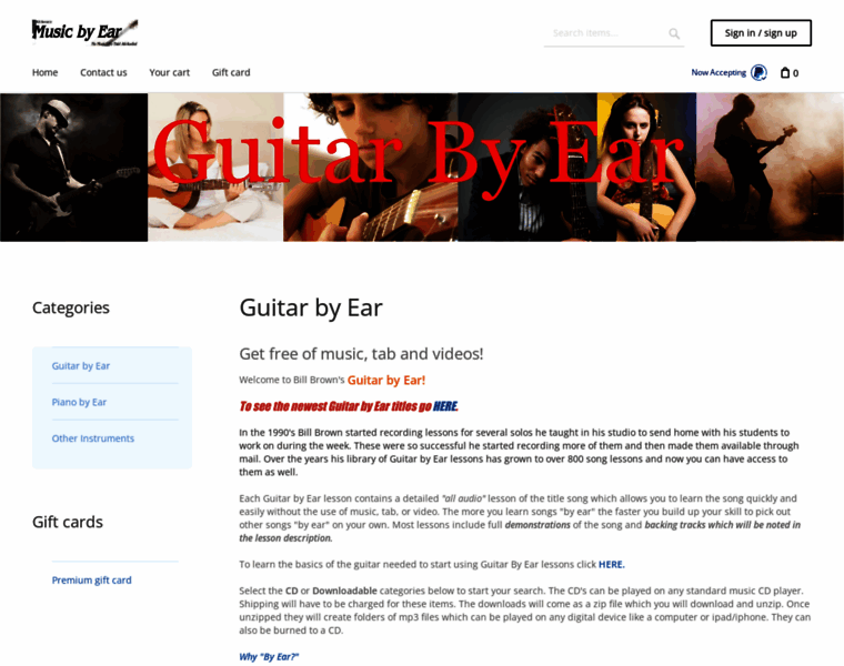 Guitarbyear.com thumbnail