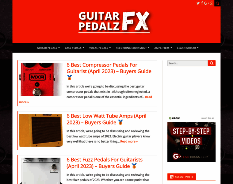 Guitareffectspedalz.com thumbnail