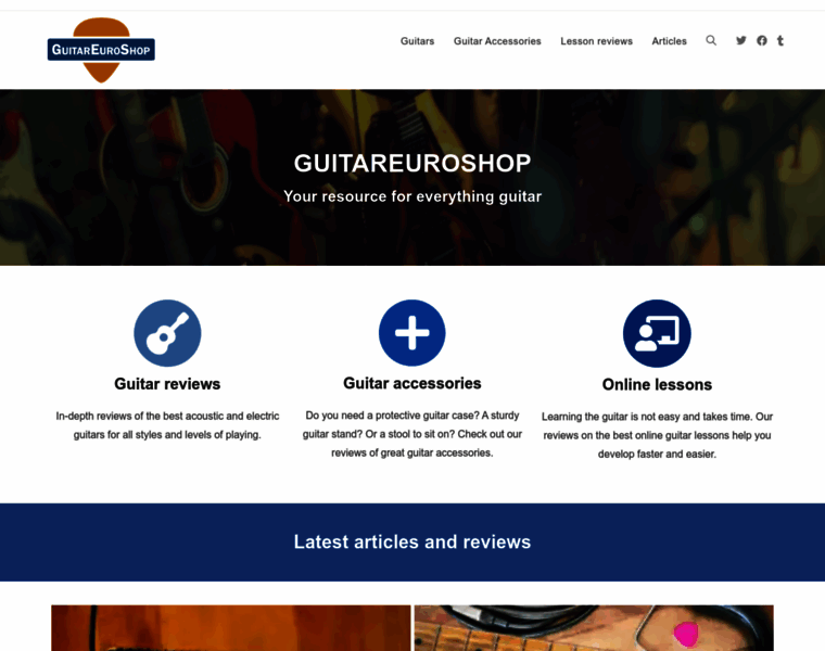 Guitareuroshop.com thumbnail