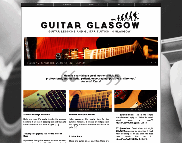 Guitarglasgow.com thumbnail