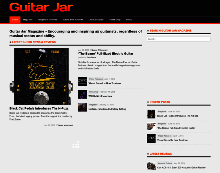 Guitarjarmagazine.com thumbnail