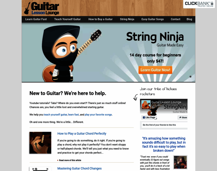 Guitarlessonlounge.com thumbnail