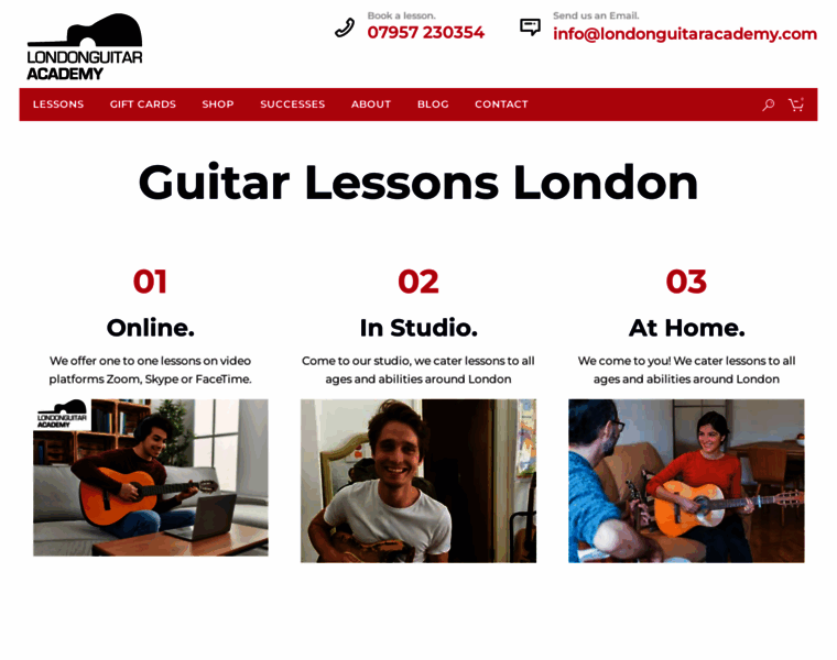 Guitarlessonslondon.london thumbnail