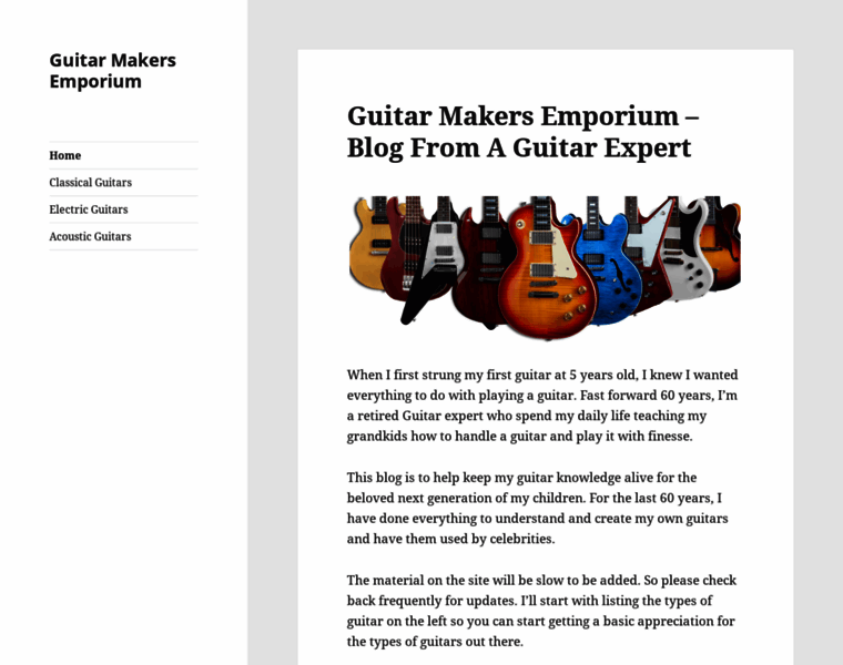 Guitarmakersemporium.com.au thumbnail