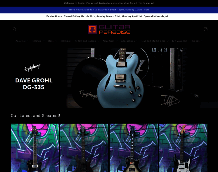 Guitarparadise.com.au thumbnail