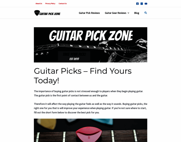 Guitarpickzone.com thumbnail