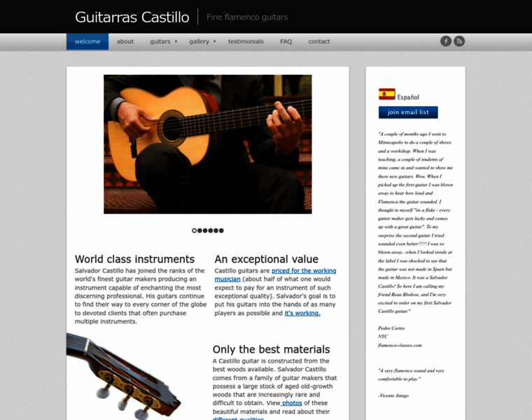 Guitarrascastillo.com thumbnail