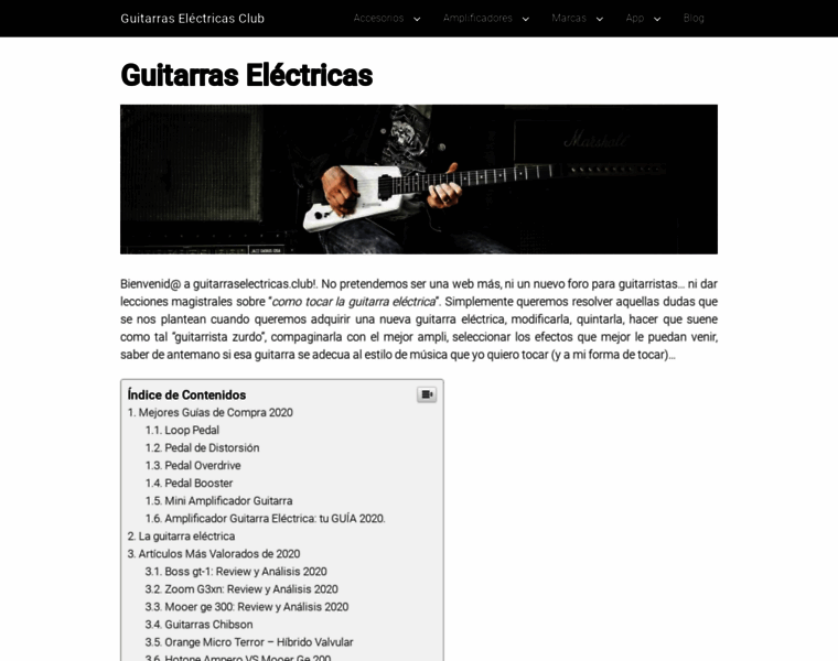 Guitarraselectricas.club thumbnail