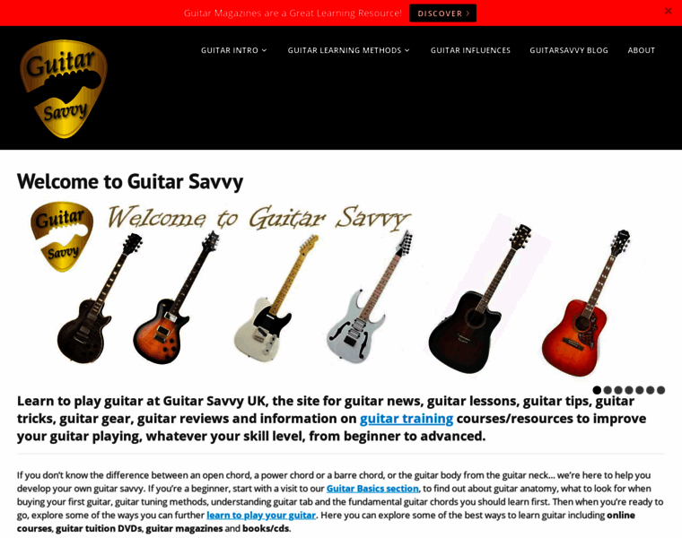 Guitarsavvy.co.uk thumbnail