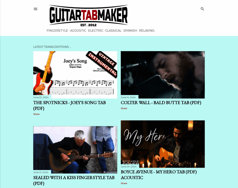 Guitartabmaker.com thumbnail