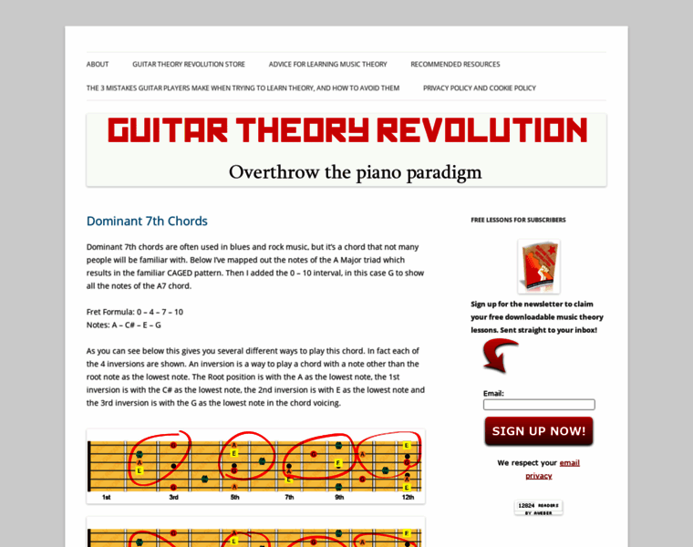 Guitartheoryrevolution.info thumbnail