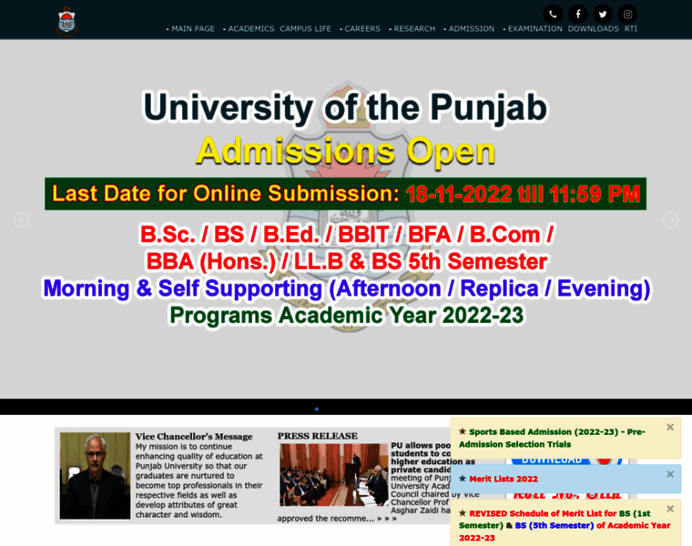 Gujranwala.pu.edu.pk thumbnail