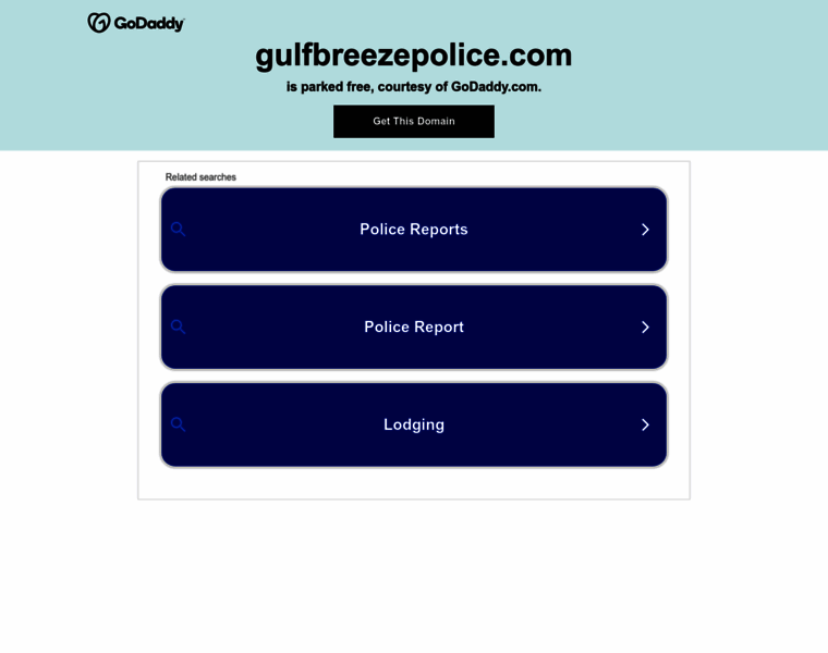 Gulfbreezepolice.com thumbnail