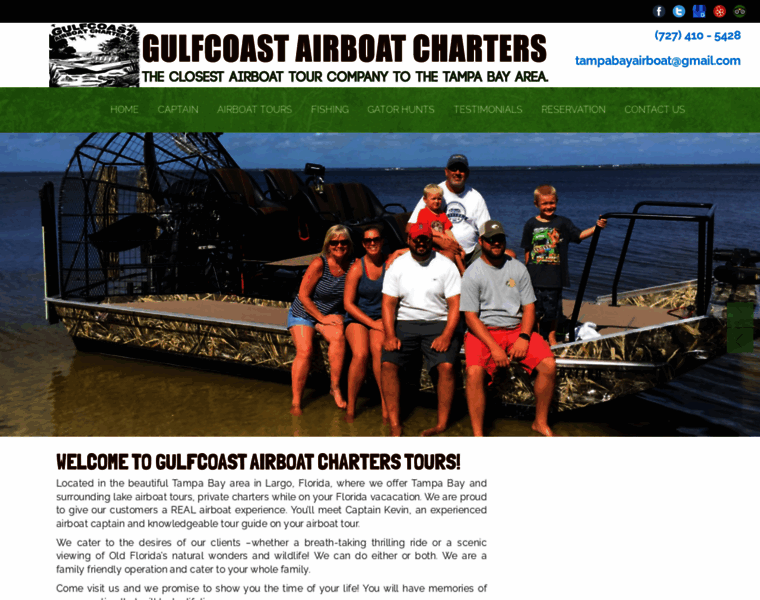 Gulfcoastairboatcharters.com thumbnail