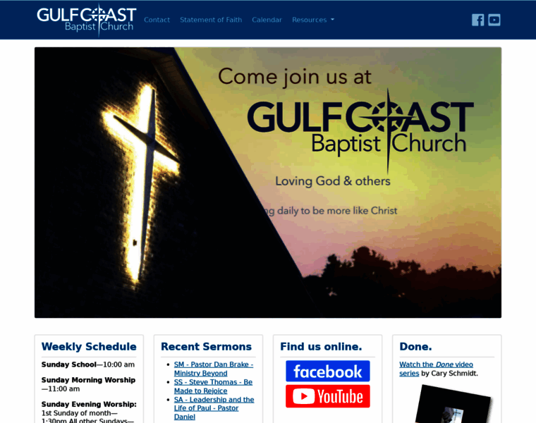 Gulfcoastbaptist.church thumbnail