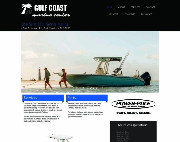 Gulfcoastmarinecenter.com thumbnail