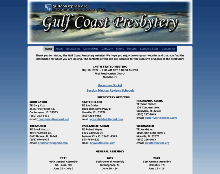 Gulfcoastpres.org thumbnail