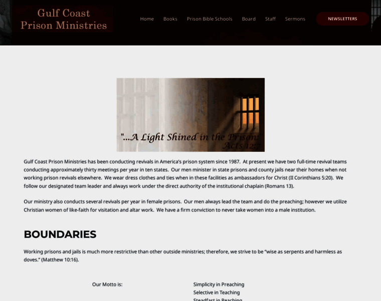 Gulfcoastprisonministries.org thumbnail