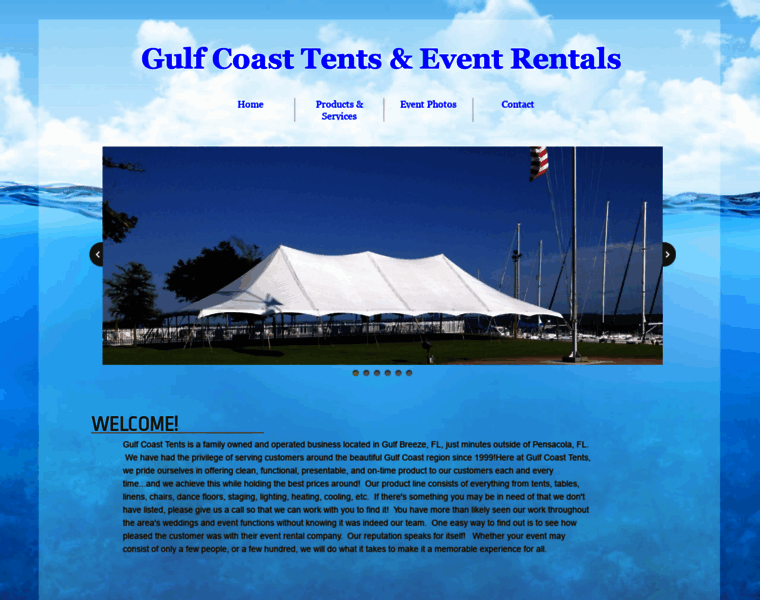 Gulfcoasttents.net thumbnail